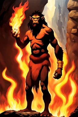 Avatar: The First Firebender, Caveman, Homo Erectus in the Avatar State, ancient, discovery of fire