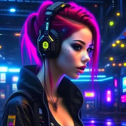 Girl cyberpunk is a thing of beauty