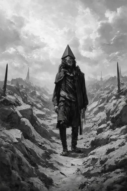 tom lee ethereum in the trenches seeing the future in the style of surrealism black and white