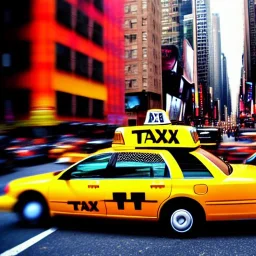 concept art, design, taxi car in new york, taxi car, photography, professional photography, taxi car made of candies