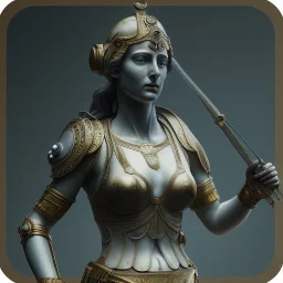 a greek marmor statue of athena, steam punk, scary, horror, realistic, made in octane, cinematic, movie, CGI, ultra-realistic, extremely detailed octane rendering, 8K, VRAY Super Real ar 2:3, dof photorealistic futuristic 50mm lens hard lighting dark gray tintype photograph, realistic lighting, sephia colors