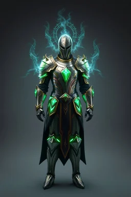 suit of Magic Armor with aura no head