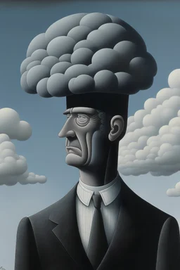 No brain, no effect; René Magritte.