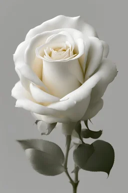 una rosa bianca