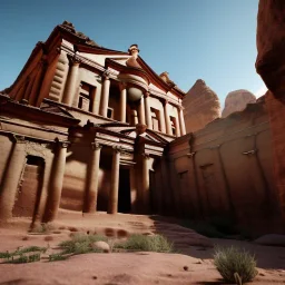 Petra + Ürdün, photo realistic, ultra realistic, unreal engine