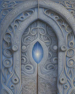 photo of a gothic gate, Alex Grey, intricate details