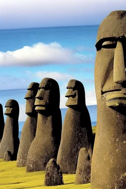 moai easter island