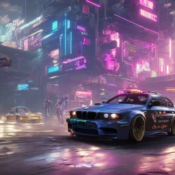 cyberpunk 2077 version of a bmw M5