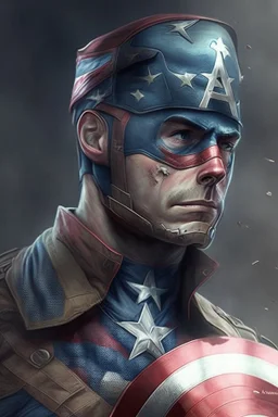 Captain Amerika Rill realistik