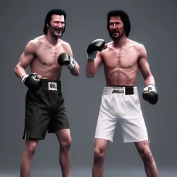 muhammad ali keanu reeves fight