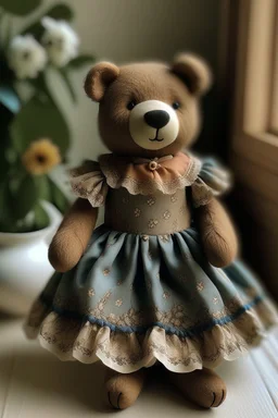 bear in dress