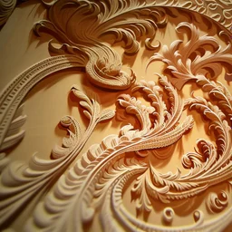 Most detailed intricate painting relief