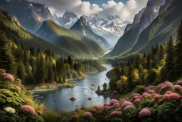 A magnificent picture. The scene of thousands of troops, the details of birds and flowers, the magnificence of thousands of trees and forests, and the grandeur of thousands of mountains and rivers.