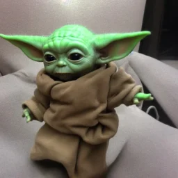 Baby Yoda with big ears