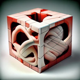 elastic heart cube