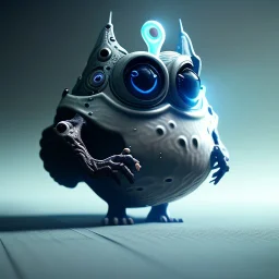 Cute fluid ink creature, big black eyes, unreal engine 5, 8k resolution, photorealistic, ultra detailed