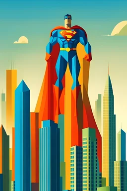 Create a superhero that grows to becomes the size of a skyscraper