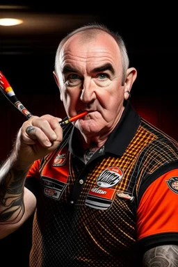 Phil Taylor sportsman play darts