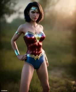 Baby wonder women, full body, bokeh