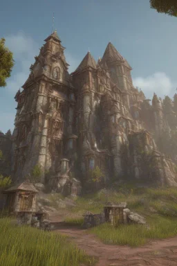 world of warcraft, r crumb, scenery, unreal engine 5, rtx