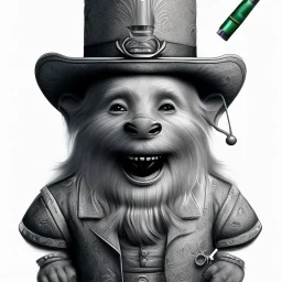 a Portrait of Leprechaun as illustration by reg Rutkowski,