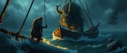 the story of the troll captive on a fishing ship