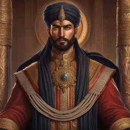 King Darius of Persia, digital art, hyper-detailed, incredible 8k artwork