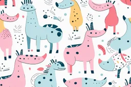 cool fun design party animal theme simple 3 colours