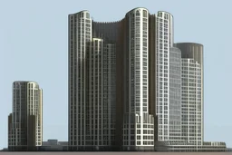 Unique tall building design for central bank of a country