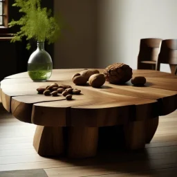 Chestnut-inspired table