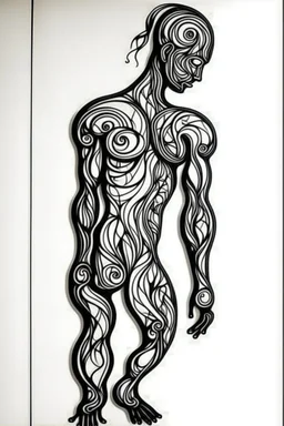 man wall art body