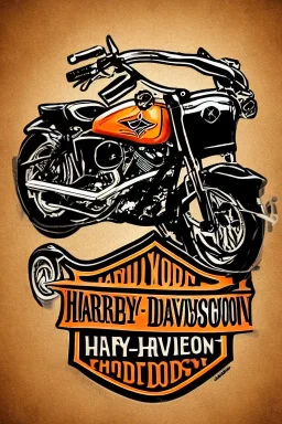 Harley Davidson logo graphic design