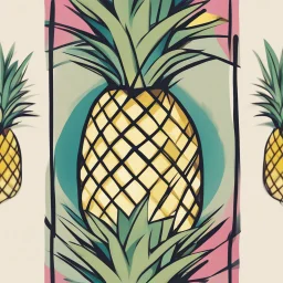 Abstract pineapple concept