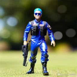 G.i. Joe Biden toy doll airforce flightsuit face plastic hair sunglasses with black boots full body in package with gun 2022