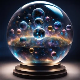 Multiverse in Glass globe