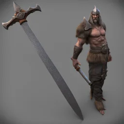 modelo 3d espada berserker