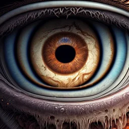 screaming face inside pupil of eye, realistic, intricate, 8k resolution, high-quality, fine-detail, digital art, detailed matte, volumetric lighting, dynamic lighting, photorealistic