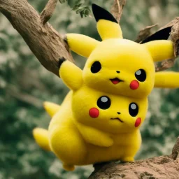 Pikachu, highly detailed, hyper-detailed, beautifully color-coded, insane details, intricate details, beautifully color graded, Cinematic, Color Grading, Editorial Photography, Depth of Field, DOF, Tilt Blur, White Balance, 32k, Super-Resolution, Megapixel, ProPhoto RGB, VR, Half rear Lighting, Backlight, non photorealistic rendering