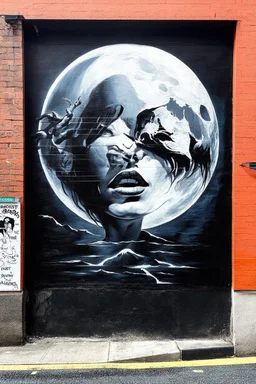 New Moon Blackout; Lowbrow Street Art
