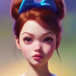 an adorable disney princess, full shot, atmospheric lighting, detailed face, by studio pixar, studio disney,stanley artgerm lau, wlop, rossdraws