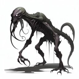 eldritch creature emaciated shadow