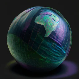 iridescent globe cloth