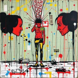 this isnt a game this is financial revolution style of basquiat x pollock