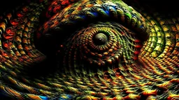 Fractal art. Spiral. Beauty. Magic. Graffiti. Wall art. Psychedelic. Characterdesign.