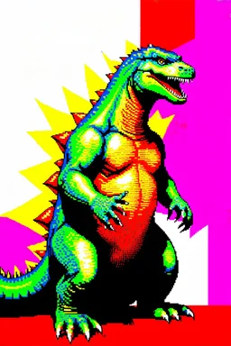 pop art pixels 1000 images warhol style x godzilla