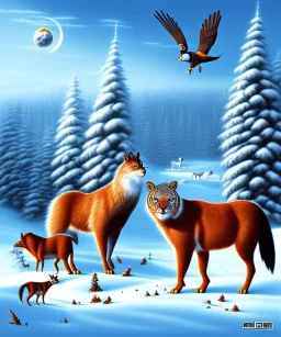 Winter animals