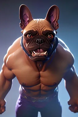 alien french bulldog musculature hulk body HD strong french bulldog hulk marvels Warcraft 64k