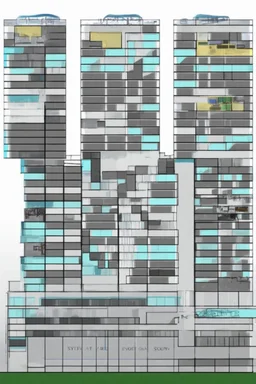 blueprint for 30 story shopping mall