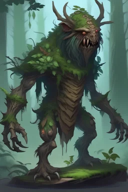 forest monster dnd character