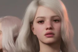 Character female cute design for 3D modeling involves creating a visually appealing and functional character that can be translated into a three-dimensional model 8k art station